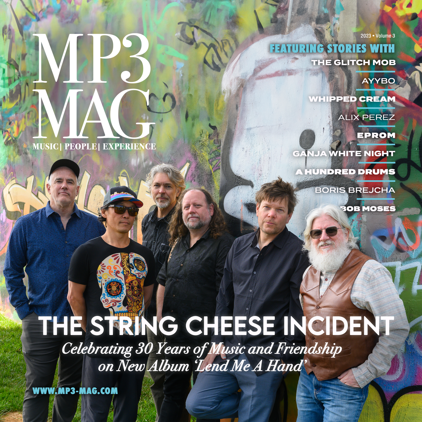 MP3 MAG VOLUME 3 print magazine featuring The String Cheese Incident