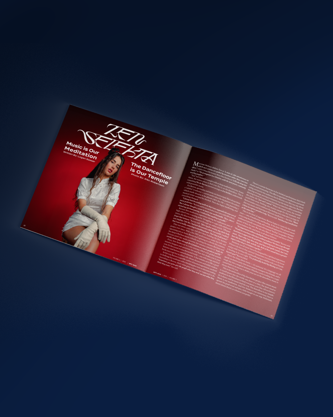 MP3 MAG VOLUME 3 print magazine featuring Zen Selekta